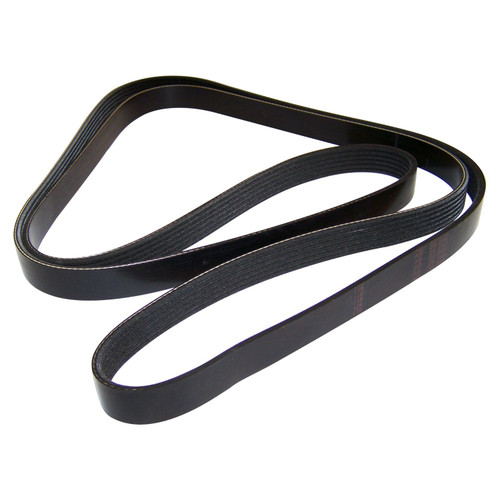 Crown Automotive 53012002 Accessory Drive Belt for 1997-2000 XJ Cherokee w/ RHD, w/ 2.5L Engine, w/ Air Conditioning, 95.1" Long, 6 Ribs