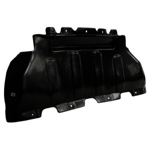 Crown Automotive 68037063AE Engine Splash Shield for Jeep 2011-2021 WK Grand Cherokee w/ 3.0L Diesel Engine - Black Plastic