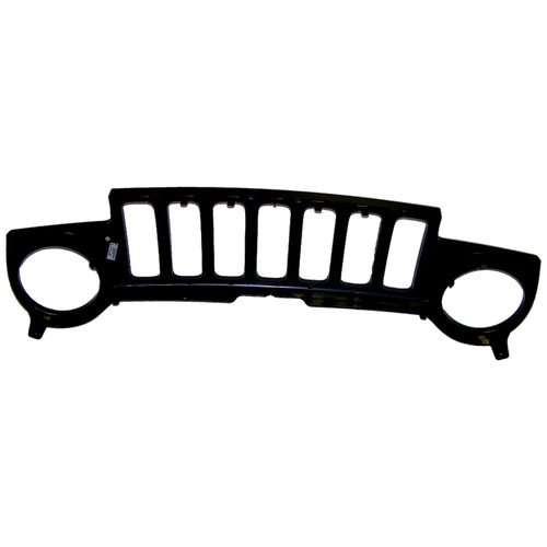 Crown Automotive 55156608AA Black Paintable Grille for 2002-2004 Jeep KJ Liberty - Black, Gray Plastic, Sold Individually