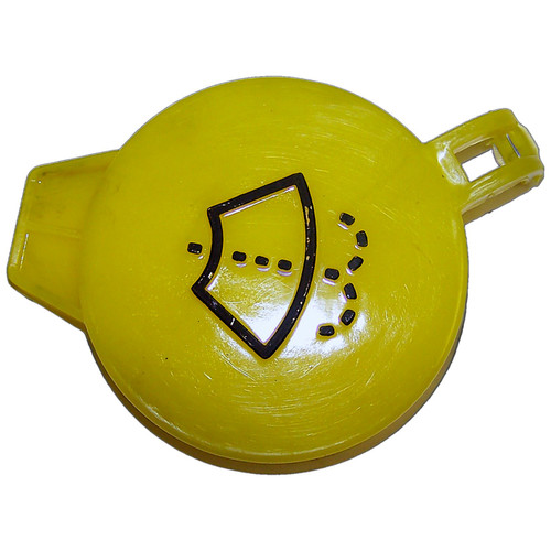 Crown Automotive 5012603AA Windshield Washer Fluid Reservoir Cap for 1999-2004 Jeep Grand Cherokees - Yellow Plastic, Sold Individually