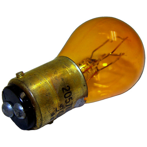 Crown Automotive J9438850 2057NA Bulb for 1984-1996 XJ Cherokee, 1986-1992 MJ Comanche - Amber, Zinc Glass, Metal, Sold Individually