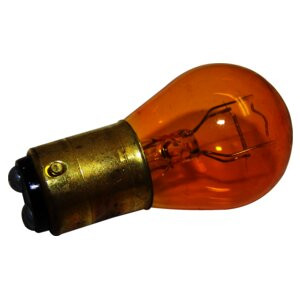 Crown Automotive J9438850 2057NA Bulb for 1984-1996 XJ Cherokee, 1986-1992 MJ Comanche - Amber, Zinc Glass, Metal, Sold Individually