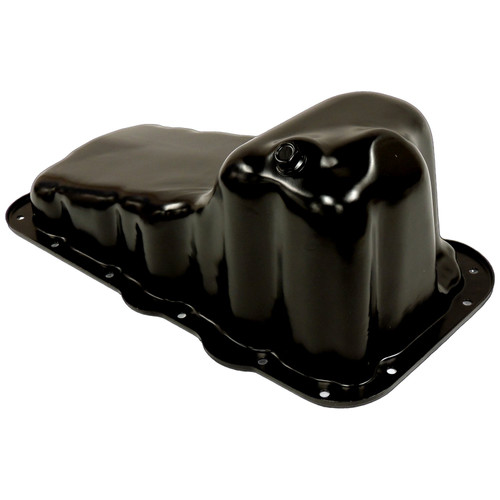 Crown Automotive 53021755AB 3.7L Engine Oil Pan for 2005-2010 Jeep WK, WH Grand Cherokee, XK Commander - Black Metal, Sold Individually