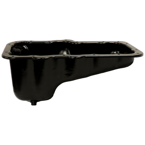 Crown Automotive 53021755AB 3.7L Engine Oil Pan for 2005-2010 Jeep WK, WH Grand Cherokee, XK Commander - Black Metal, Sold Individually