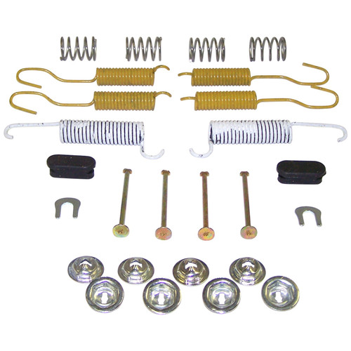 Crown Automotive H7149 Drum Brake Hardware Kit Rear Left & Right - Fits 1987-1995 Jeep YJ Wrangler