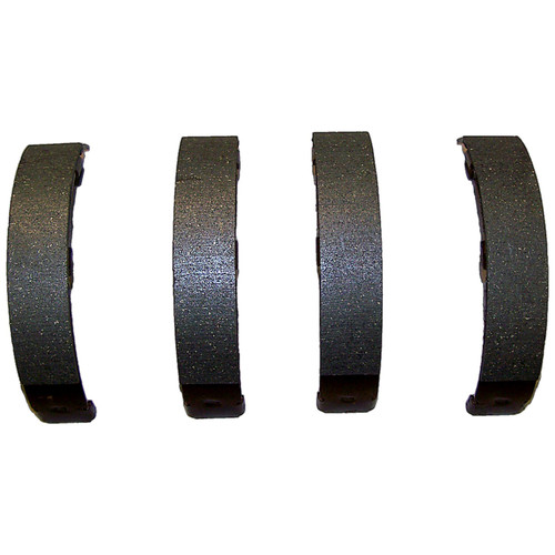 Crown Automotive 5191215AA Parking Brake Shoe Set for 2007-17 Jeep MK Compass, Patriot w/ Rear Disc Brakes - Brown Metal