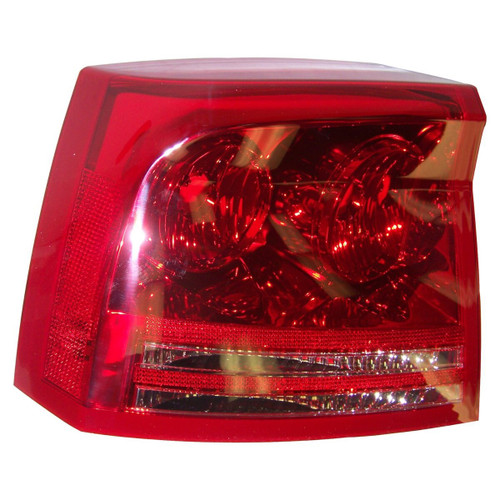 Crown Automotive 5174407AA Left Tail Light for 2006-2008 Dodge LX Charger, Does Not Include Bulbs - Clear, Red Plastic, Sold Individually