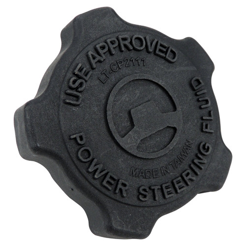 Crown Automotive 68258755AA Power Steering Reservoir Cap for 2018+ Jeep JL Wrangler & 2020+ JT Gladiator - Black Plastic