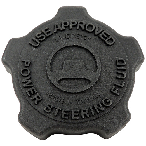 Crown Automotive 68258755AA Power Steering Reservoir Cap for 2018+ Jeep JL Wrangler & 2020+ JT Gladiator - Black Plastic