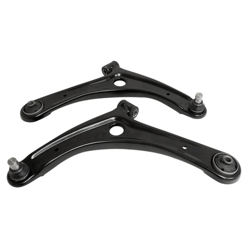Crown Automotive CAK5 Front Left & Right Lower Control Arm Kit for 2007-2017 MK Jeep Compass/Patriot - Black Rubber, Steel