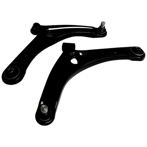 Crown Automotive CAK5 Front Left & Right Lower Control Arm Kit for 2007-2017 MK Jeep Compass/Patriot - Black Rubber, Steel