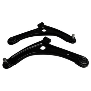 Crown Automotive CAK5 Front Left & Right Lower Control Arm Kit for 2007-2017 MK Jeep Compass/Patriot - Black Rubber, Steel
