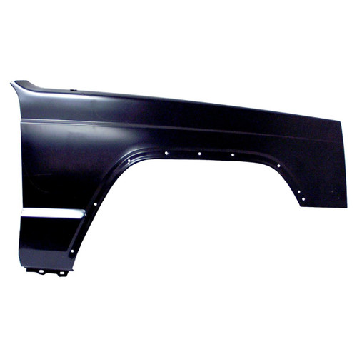 Crown Automotive 56022320AA Right Fender for 1997-2001 Jeep XJ Cherokee - Black Metal, Sold Individually