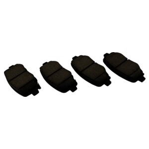 Crown Automotive 68273101AA Rear Brake Pad Set for 2014+ Jeep KL Cherokee - Black Semi-Metallic, Steel