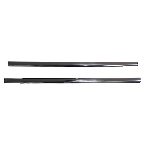 Crown Automotive 55399290K Front Outer Door Glass Weatherstrip Set for 2011-2015 Jeep WK Grand Cherokee