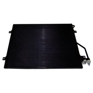Crown Automotive 55037465AA Air Conditioner Condenser for 2002-2007 Jeep KJ Liberty - Black Metal, Sold Individually