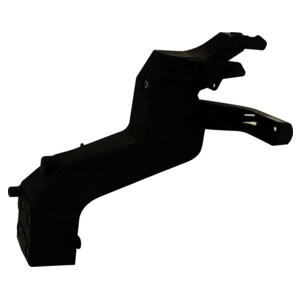 Crown Automotive 5156134AA Right Radiator Support for 2011-2013 Jeep WK Grand Cherokee, Located Below Right Headlight - Black Plastic, Steel