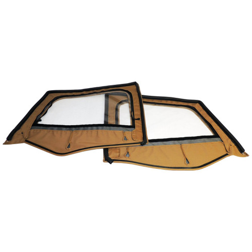 Crown Automotive DS10037 Spice Upper Door Skin Set for 1987-1995 Jeep YJ Wrangler w/ Soft Top, Includes Left & Right Upper Door Skins w/o