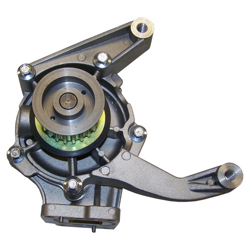 Crown Automotive 5093911AB Water Pump for 2002-2004 KJ Liberty w/ 2.5L Diesel, 2.8L Diesel Engines - Unpainted, Zinc Aluminum, Steel