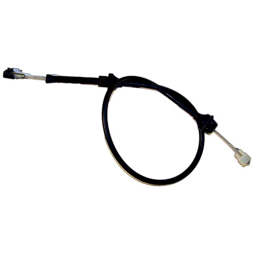 Crown Automotive 53005206 Throttle Cable for 1987-1990 Jeep YJ Wrangler w/ 2.5L EFI Engine, 29" Length - Black Plastic, Rubber, Steel