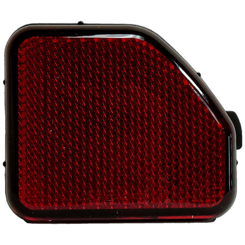 Crown Automotive 68281937AB Left Rear Fascia Reflector for 2018+ Jeep JL Wrangler, Red Plastic - Plastic, Sold Individually