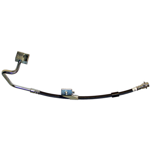 Crown Automotive 52007401 Rear Brake Hose for 1993-1998 Jeep ZJ, ZG Grand Cherokee - Black, Zinc Metal, Rubber, Sold Individually