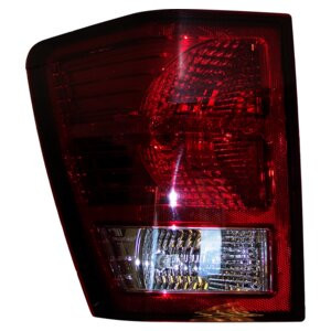 Crown Automotive 55079013AC Tail Light for Jeep 2007-2010 Jeep WK Grand Cherokee, Includes Bulbs - Clear, Red Plastic, Sold Individually