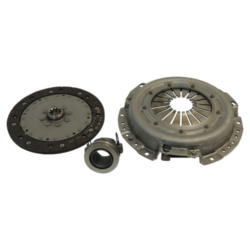 Crown Automotive 5072990AD 3-Piece Clutch Kit for 2005 Jeep KJ Liberty w/ 2.4L Engine, 10 Teeth, Includes Clutch Disc, Pressure Plate, &