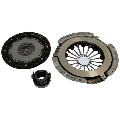 Crown Automotive 5072990AD 3-Piece Clutch Kit for 2005 Jeep KJ Liberty w/ 2.4L Engine, 10 Teeth, Includes Clutch Disc, Pressure Plate, &
