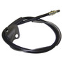 Crown Automotive J5352765 Rear Parking Brake Cable for 1974-1975 J-Series w/ 131" Wheelbase, Left or Right - Black Plastic, Rubber, Steel