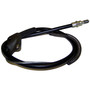 Crown Automotive J5352765 Rear Parking Brake Cable for 1974-1975 J-Series w/ 131" Wheelbase, Left or Right - Black Plastic, Rubber, Steel