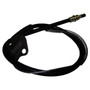 Crown Automotive J5352765 Rear Parking Brake Cable for 1974-1975 J-Series w/ 131" Wheelbase, Left or Right - Black Plastic, Rubber, Steel