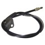 Crown Automotive J5352765 Rear Parking Brake Cable for 1974-1975 J-Series w/ 131" Wheelbase, Left or Right - Black Plastic, Rubber, Steel
