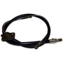 Crown Automotive J5352765 Rear Parking Brake Cable for 1974-1975 J-Series w/ 131" Wheelbase, Left or Right - Black Plastic, Rubber, Steel