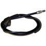 Crown Automotive J5352765 Rear Parking Brake Cable for 1974-1975 J-Series w/ 131" Wheelbase, Left or Right - Black Plastic, Rubber, Steel