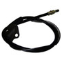Crown Automotive J5352765 Rear Parking Brake Cable for 1974-1975 J-Series w/ 131" Wheelbase, Left or Right - Black Plastic, Rubber, Steel