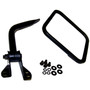 Crown Automotive 5455302K Right Black Arm & Mirror Kit for 1955-1983 CJ-5, 1955-1975 CJ-6, 1976-1986 CJ-7, 1981-1986 CJ-8, & 1987-1995 YJ