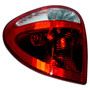 Crown Automotive 68241335AA Left Tail Lamp for 2004-2007 Dodge Caravan, Grand Caravan & Chrysler Town & Country Minivans, Red Plastic