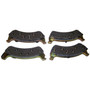Crown Automotive 4883717AA Rear Disc Brake Pads for Select Jeep 1994-1998 ZJ Grand Cherokee w/ Rear Disc Brakes - Gray, Zinc Semi-Metallic