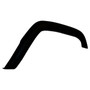 Crown Automotive 5FW75TZZAC Left Rear Gloss Black Fender Flare for 1997-2001 Jeep XJ Cherokee - Black Plastic, Sold Individually