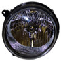 Crown Automotive 55155809AA Left Headlight Assembly for 2002 - 2004 Jeep KJ Liberty, USA and Canada Only, Includes Bulb and Bulb Retainer
