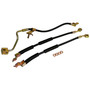 Crown Automotive BHK3 Brake Hose Kit for 1997-2006 Jeep TJ Wrangler, Includes Left & Right Front & Rear Hoses and Washers