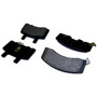 Crown Automotive 5003163AA Front Brake Pad Set for 1997-1999 Dodge Ram 2500 w/ Dana 44 Front Axle - Gray Semi-Metallic