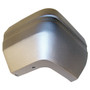 Crown Automotive 55022102 Right Rear Argent Bumper Cap for 1987-1990 Jeep XJ Cherokee - Argent Plastic, Sold Individually