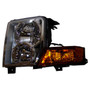 Crown Automotive 55396537AI Left Headlight Assembly for 2006-2010 XK Commander w/ Halogen Lights, Includes Bulbs, Sold Individually