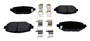 Crown Automotive 68385238AA Rear Brake Pad Set for 2018-2020 Jeep JL Wrangler w/ 12.9" Rear Brake Rotors, Includes Brake Pad Springs