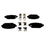 Crown Automotive 68385238AA Rear Brake Pad Set for 2018-2020 Jeep JL Wrangler w/ 12.9" Rear Brake Rotors, Includes Brake Pad Springs