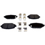 Crown Automotive 68385238AA Brake Pad Set Rear Left & Right Inner & Outer - Fits 2018-2020 Jeep JL Wrangler
