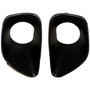 Crown Automotive 68078284K Fog Light Bezel Set for 2011-2013 Jeep WK2 Grand Cherokee - Black Plastic