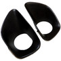 Crown Automotive 68078284K Fog Light Bezel Set for 2011-2013 Jeep WK2 Grand Cherokee - Black Plastic
